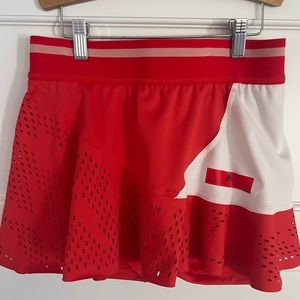 Adidas Stella McCartney Barricade Women's Tennis Skirt - Red